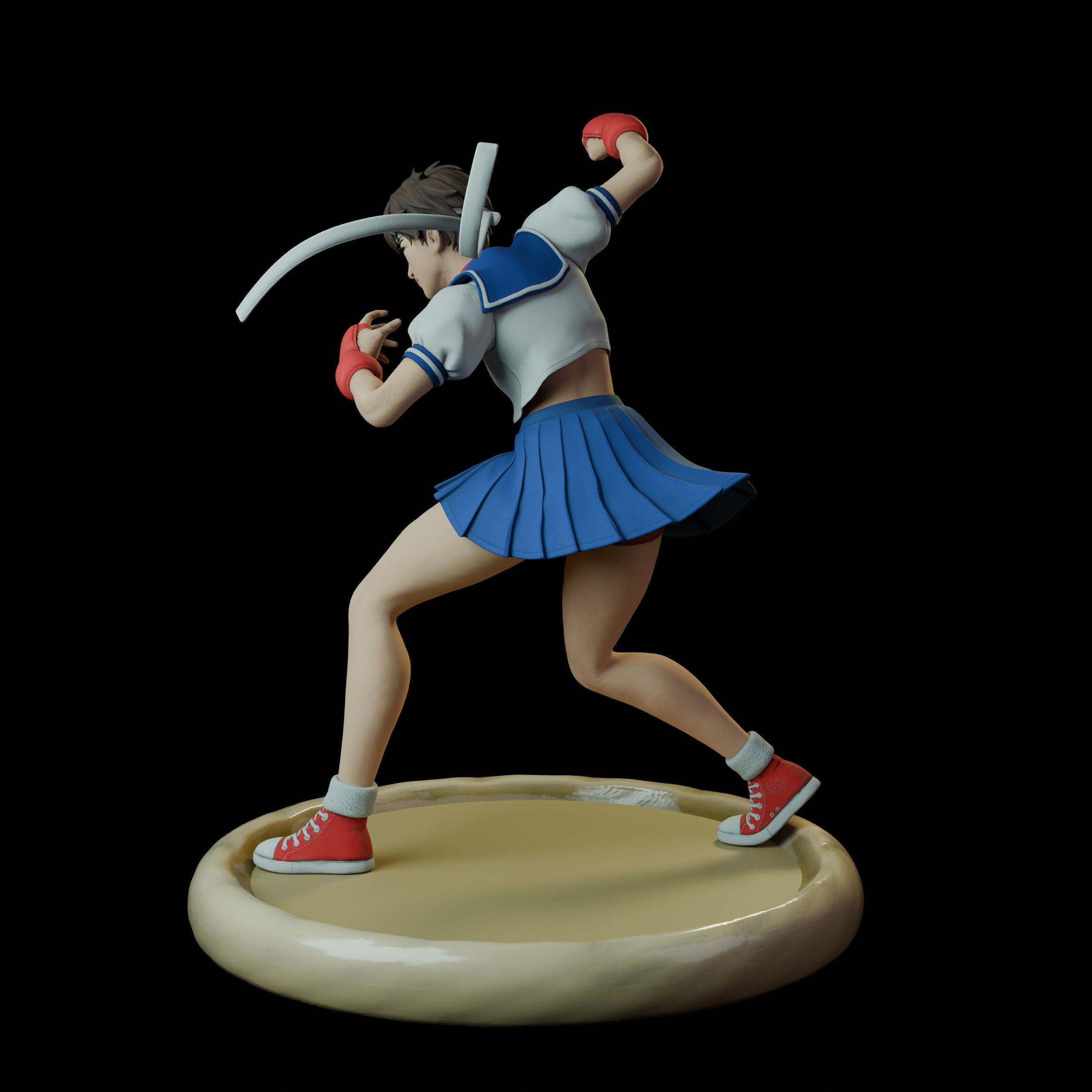 Sakura Kasugano 3D print model_2