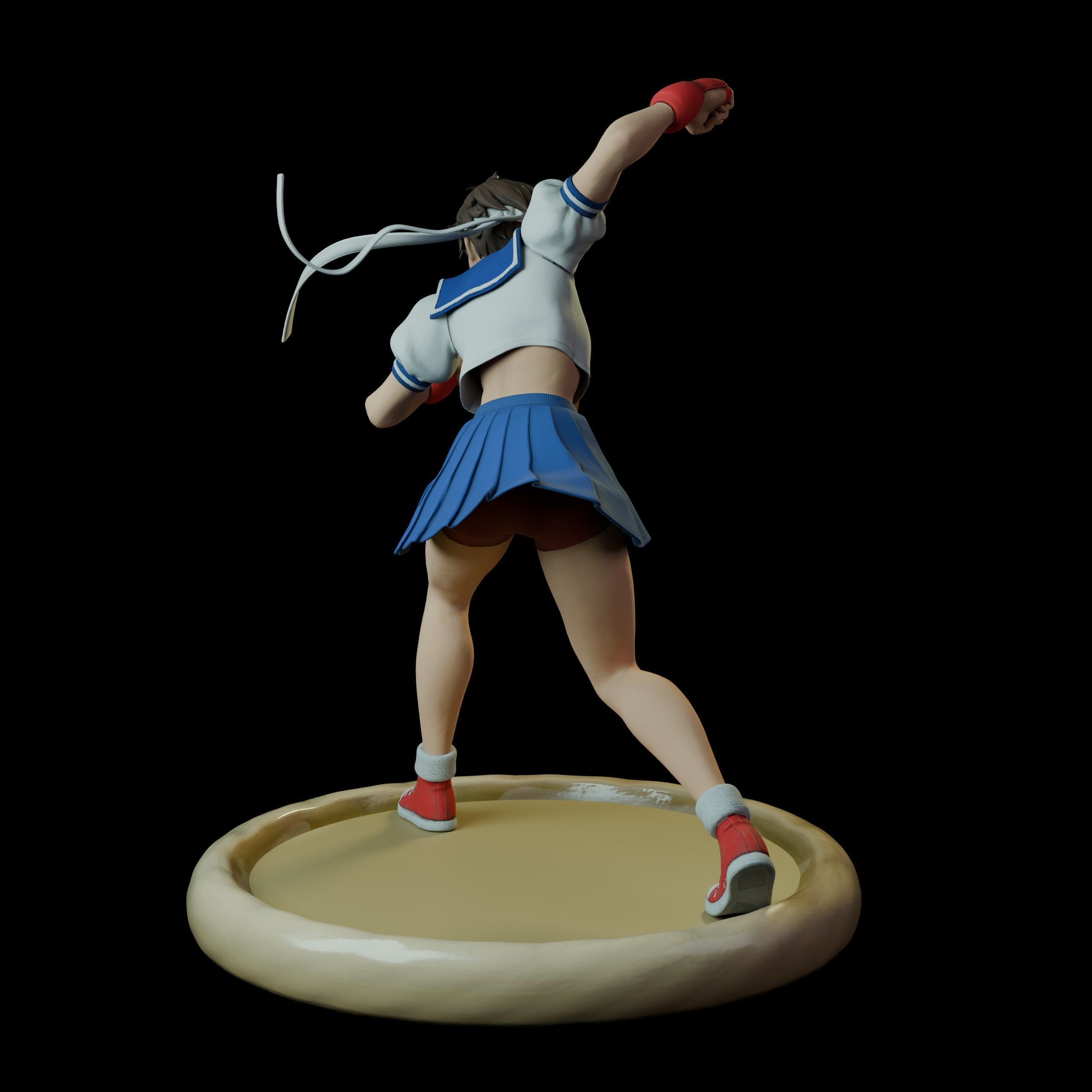 Sakura Kasugano 3D print model_4