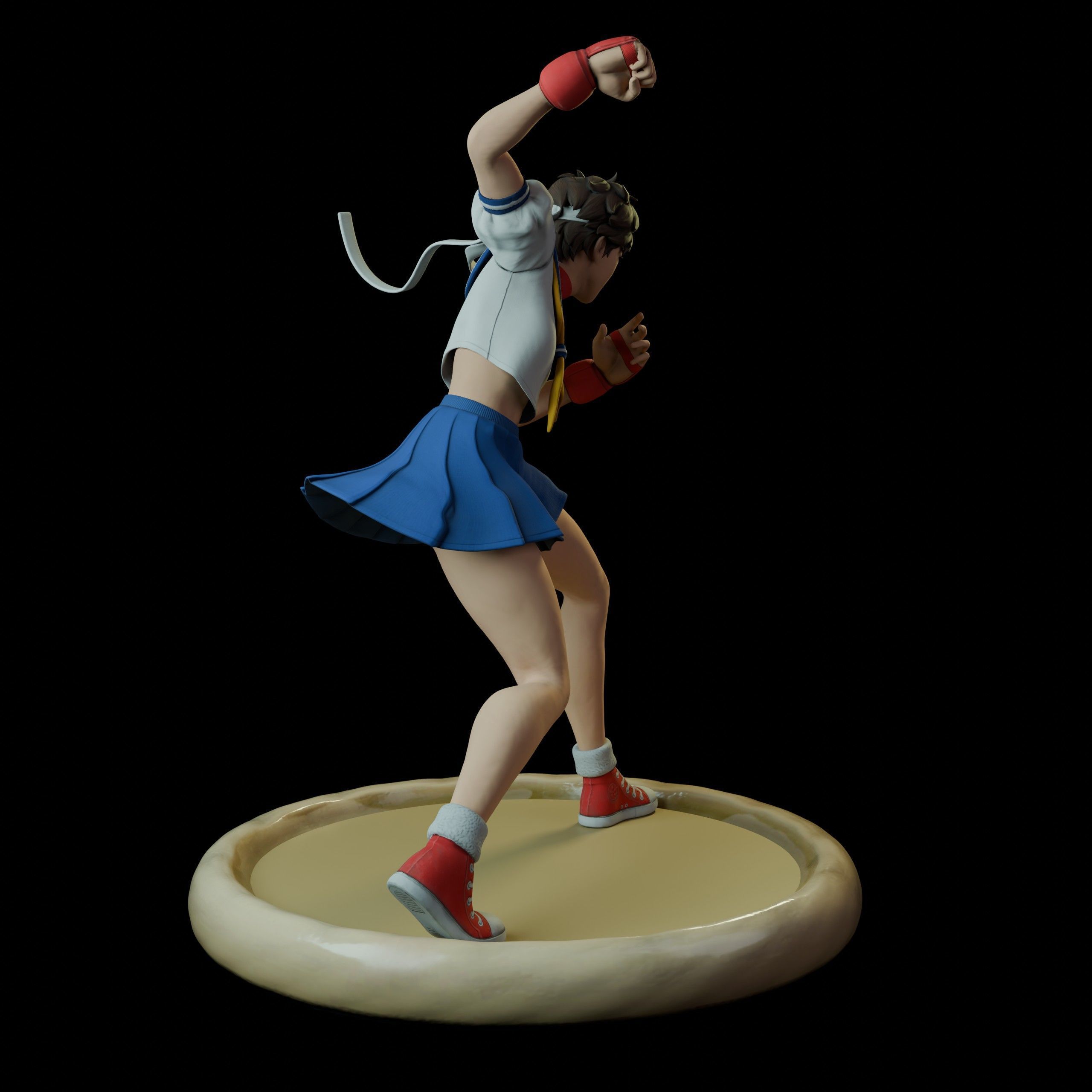 Sakura Kasugano 3D print model_6