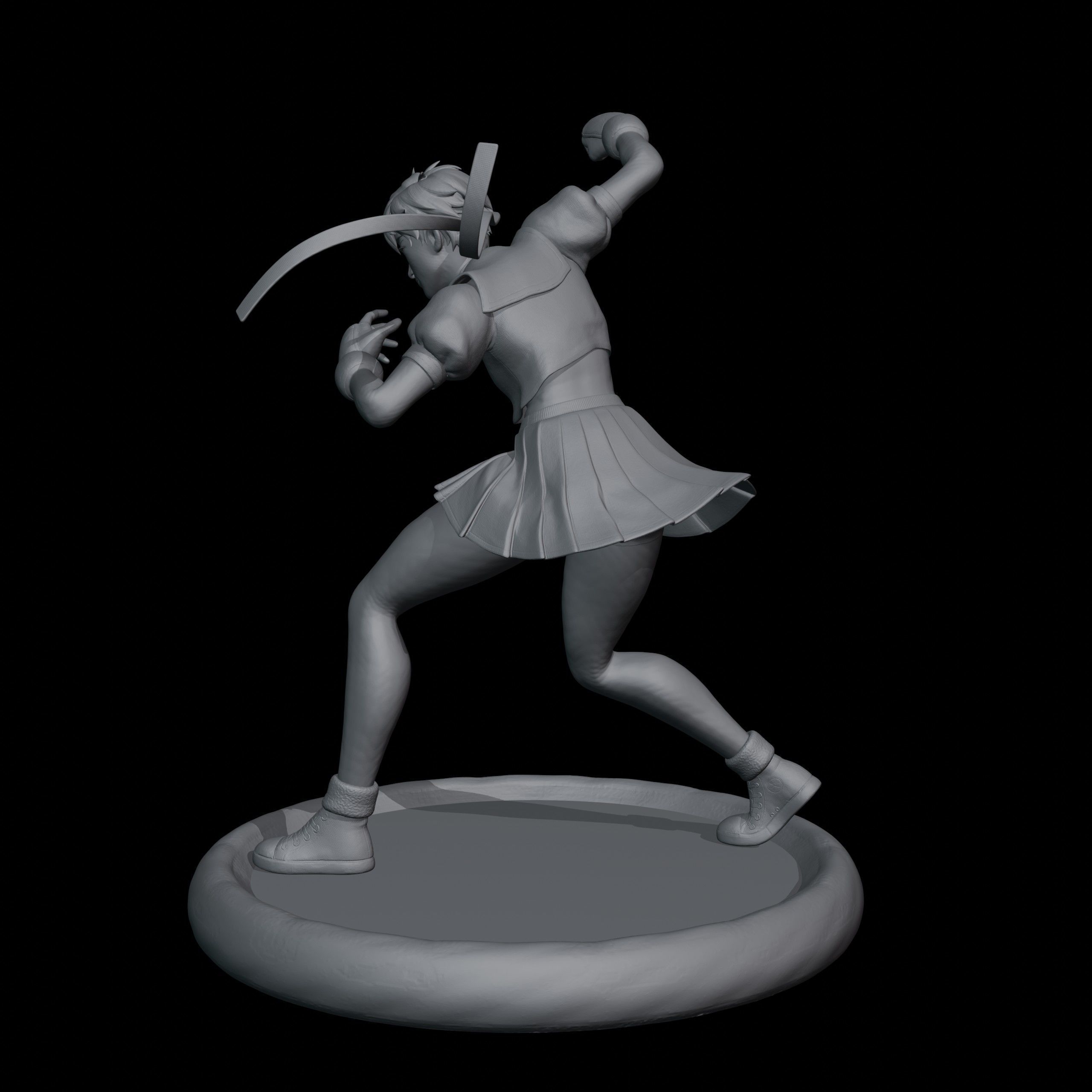 Sakura Kasugano 3D print model_3