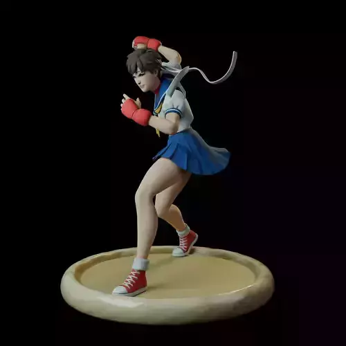Sakura Kasugano 3D print model