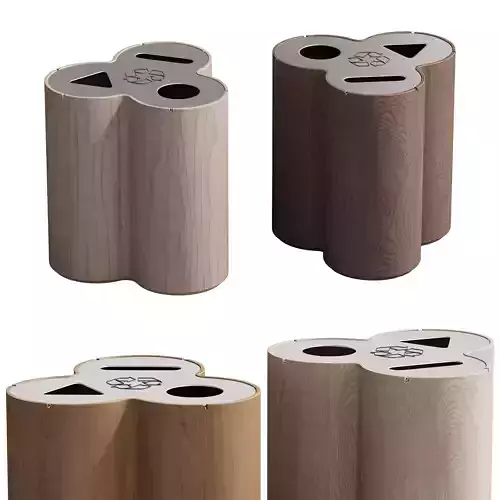 529 exterior and architecture 21 trash cans trio by materia