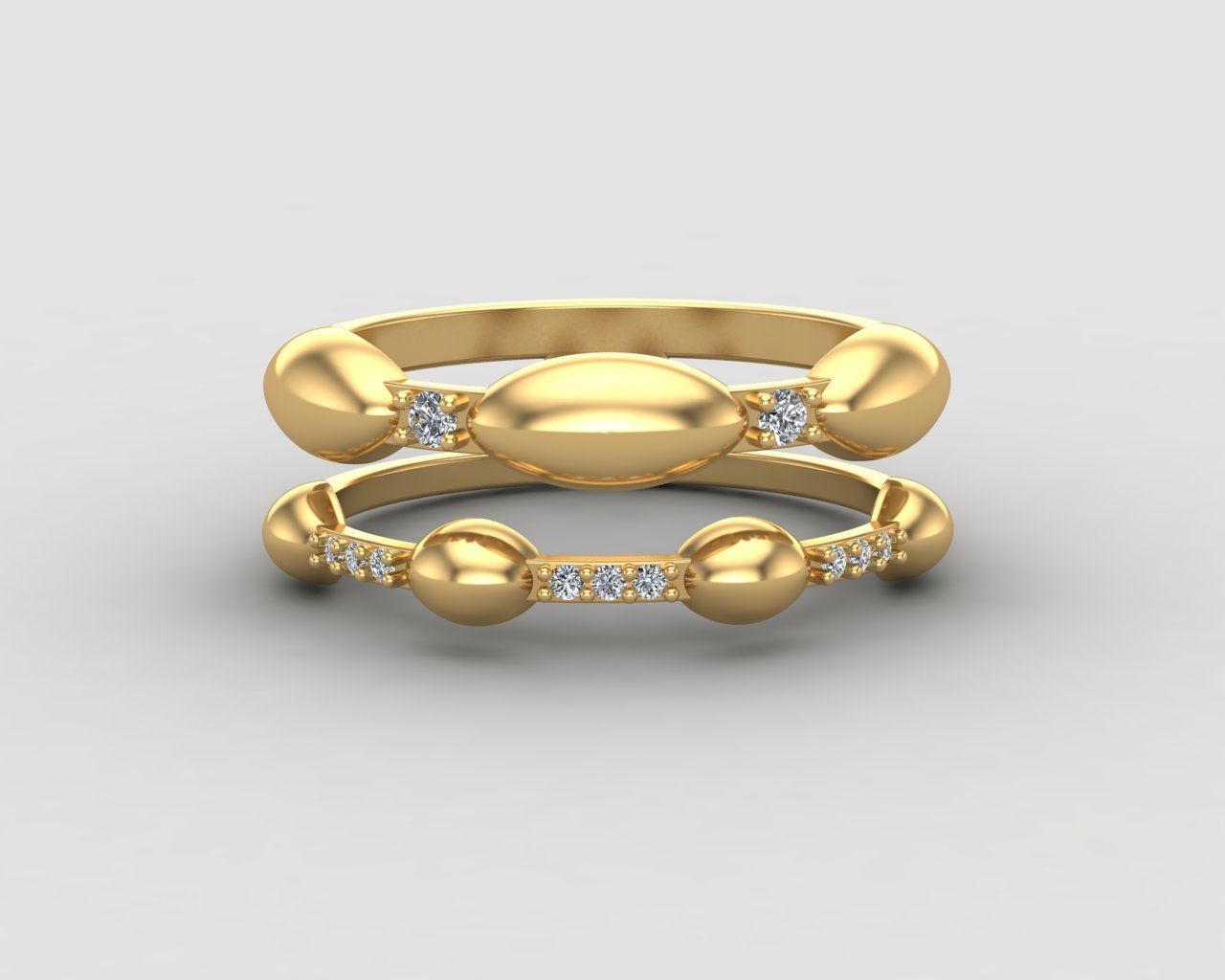 Minimal Eternity diamond ring 145-MW 3D print model_26