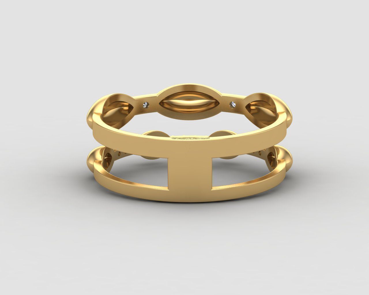 Minimal Eternity diamond ring 145-MW 3D print model_28