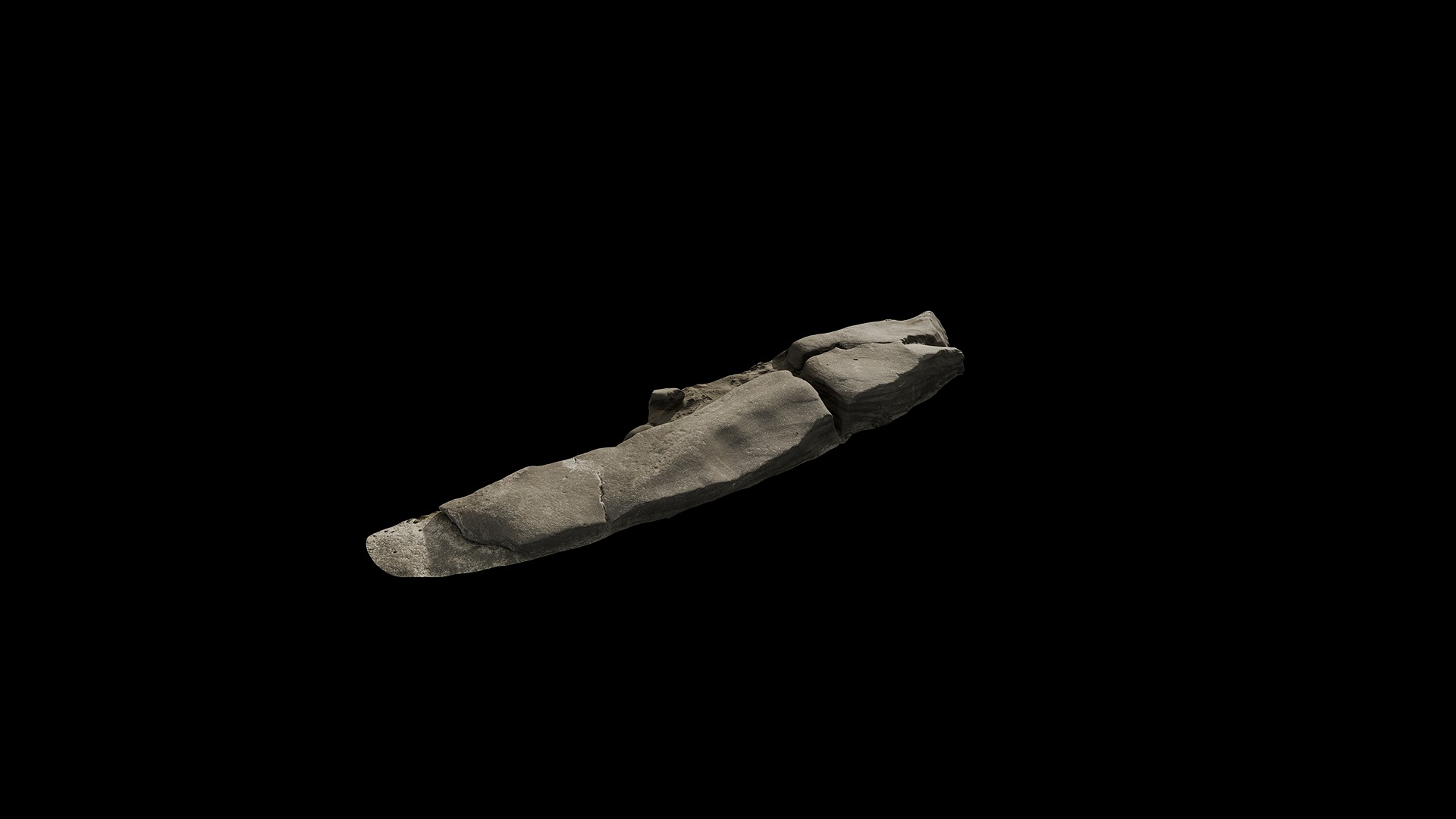 Anydrafts Riverway Rock 68 Low-poly 3D model_1