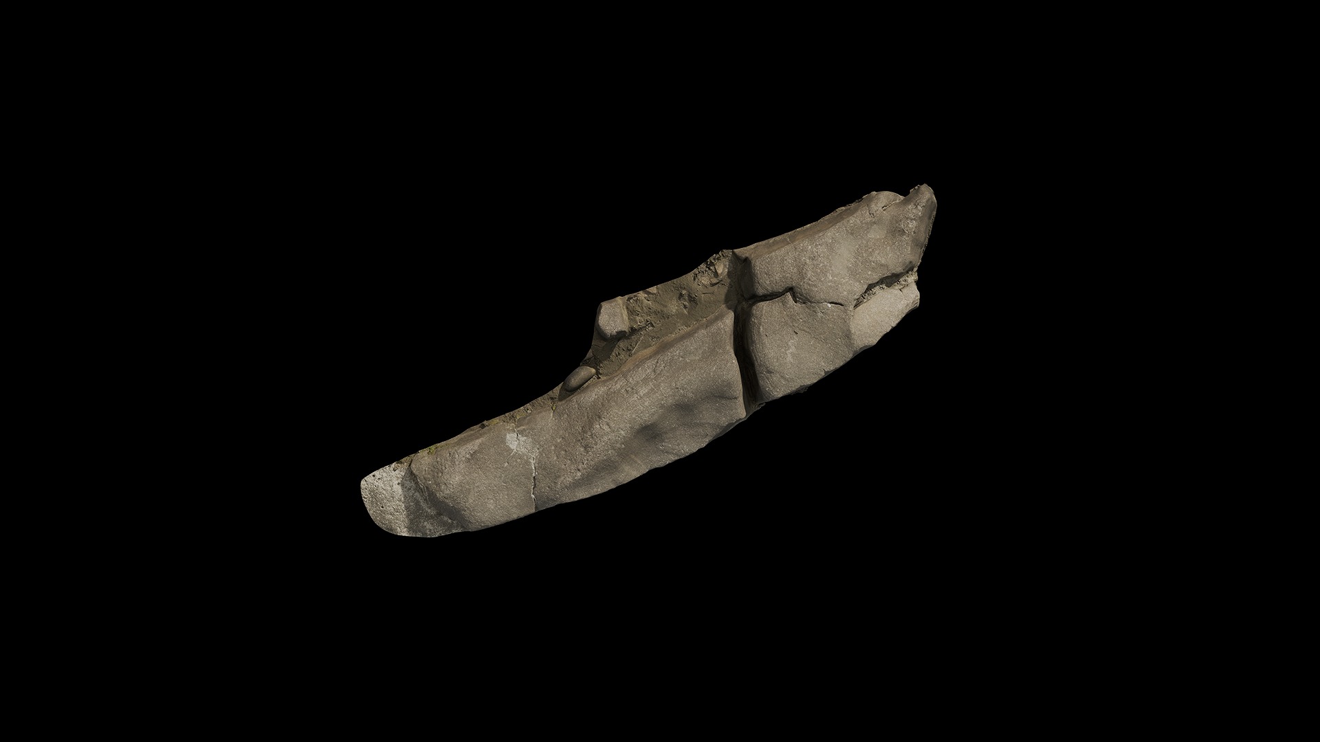 Anydrafts Riverway Rock 68 Low-poly 3D model_5