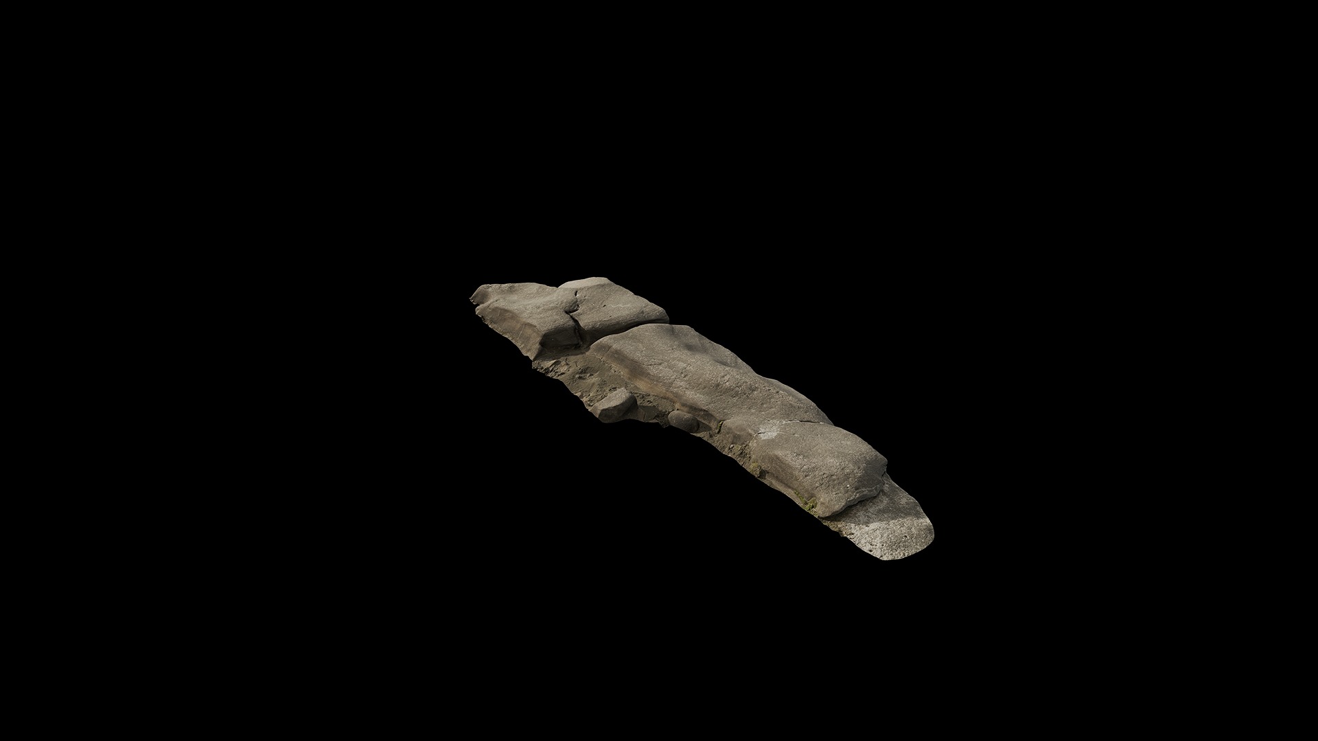 Anydrafts Riverway Rock 68 Low-poly 3D model_6