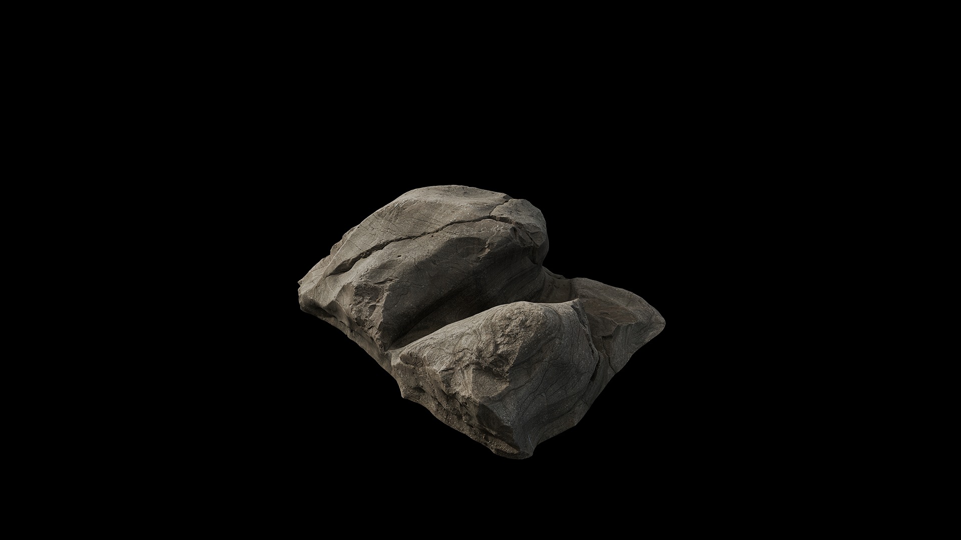 Anydrafts Riverway Rock 69 Low-poly 3D model_6