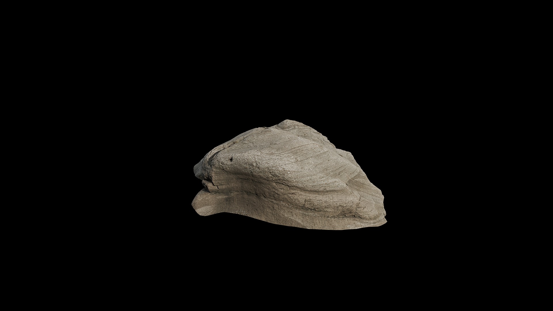 Anydrafts Riverway Rock 69 Low-poly 3D model_3