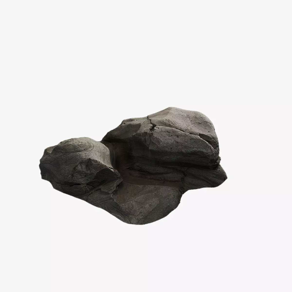 Anydrafts Riverway Rock 69 Low-poly 3D model_0