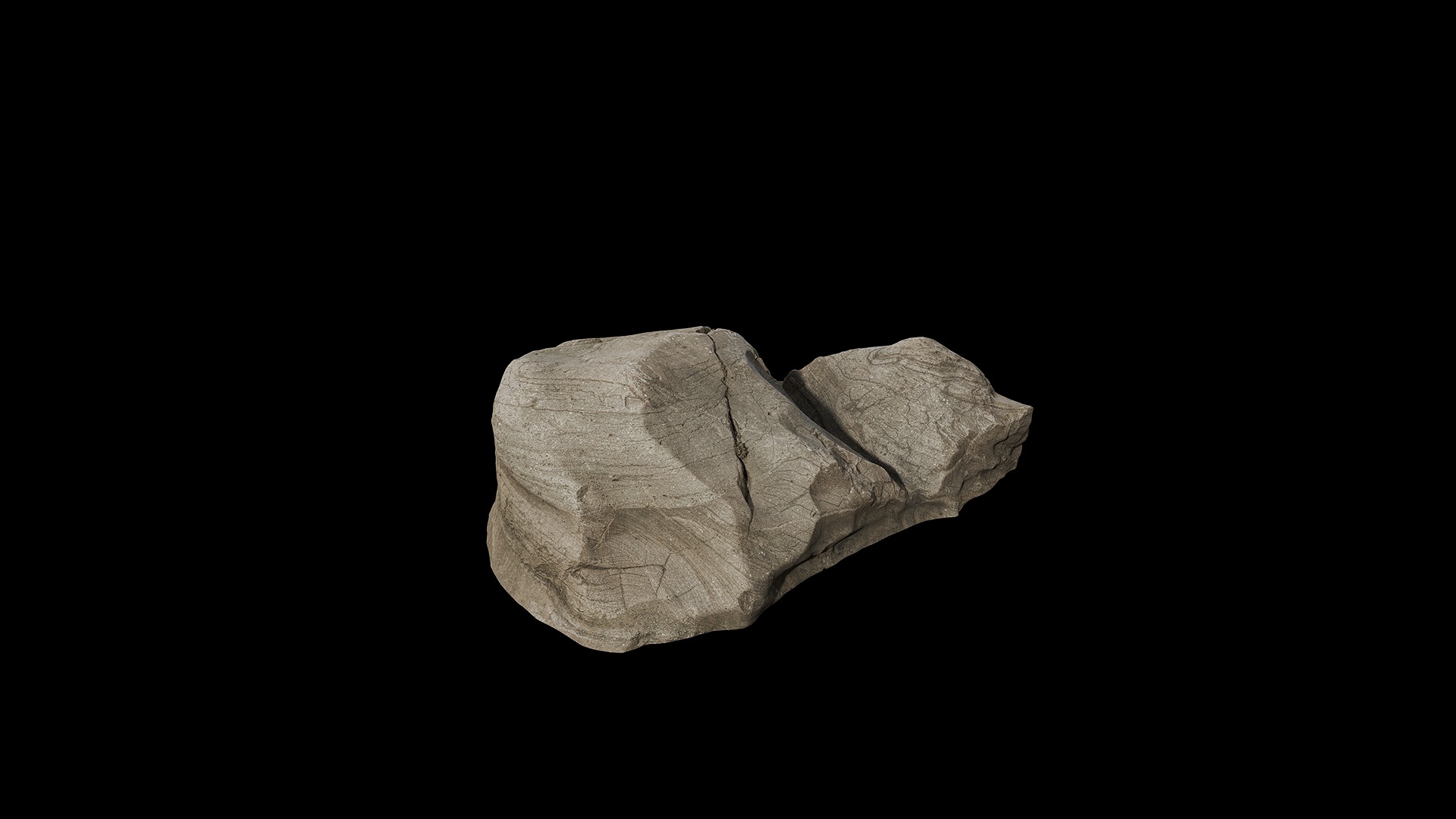 Anydrafts Riverway Rock 69 Low-poly 3D model_7