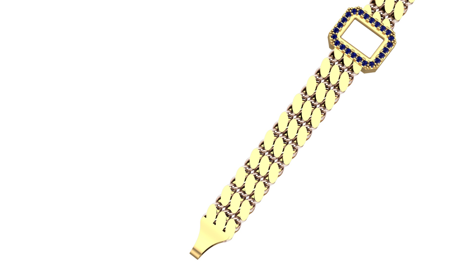 3d chain cuban model 3D print model_9