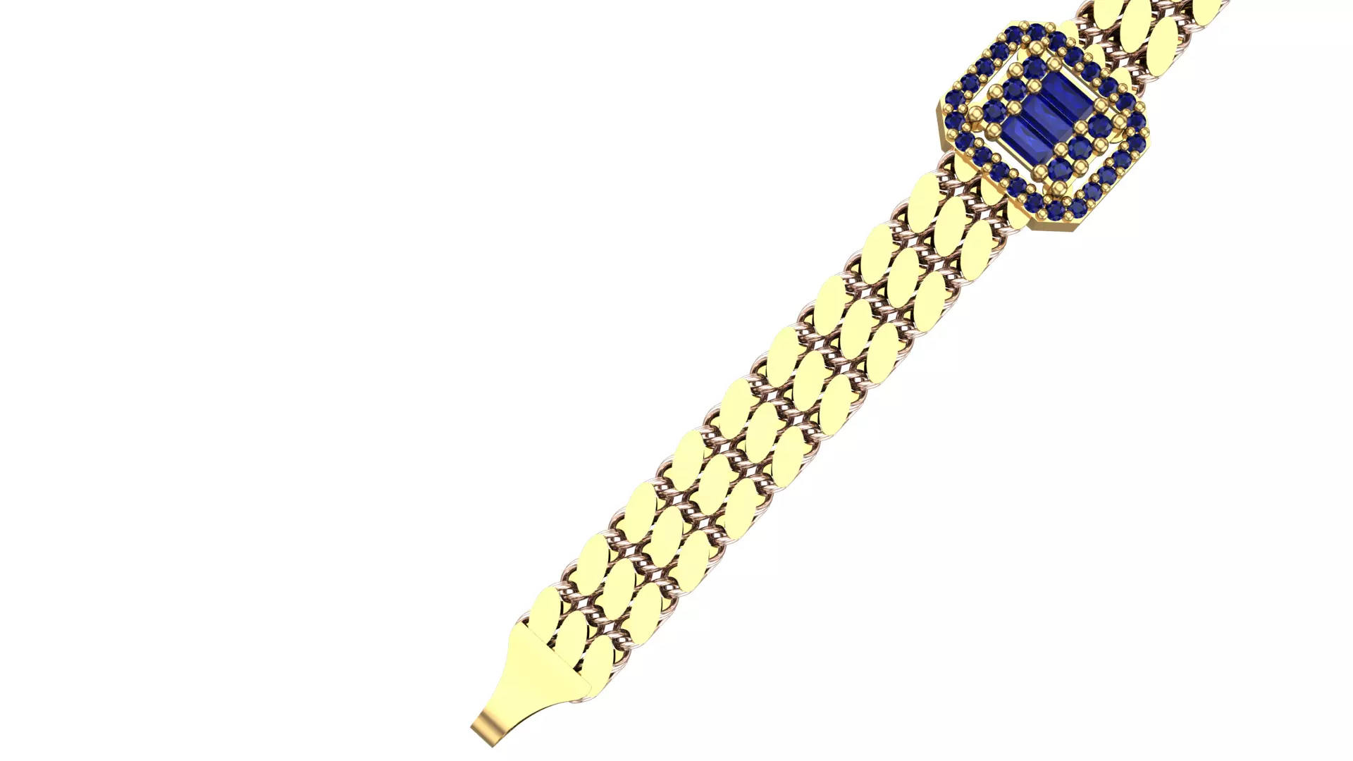 3d chain cuban model 3D print model_0