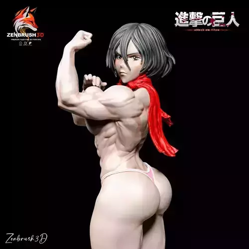Mikasa Ackerman - Shingeki no Kyojin 3d printing 3D print model