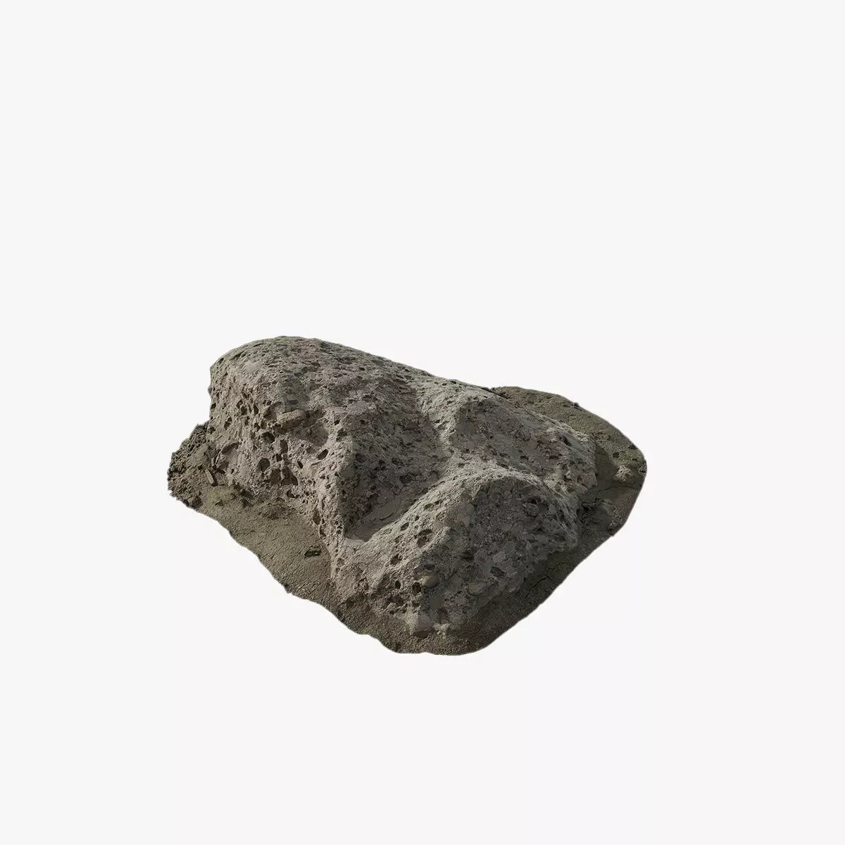 Anydrafts Riverway Rock 72 Low-poly 3D model_0