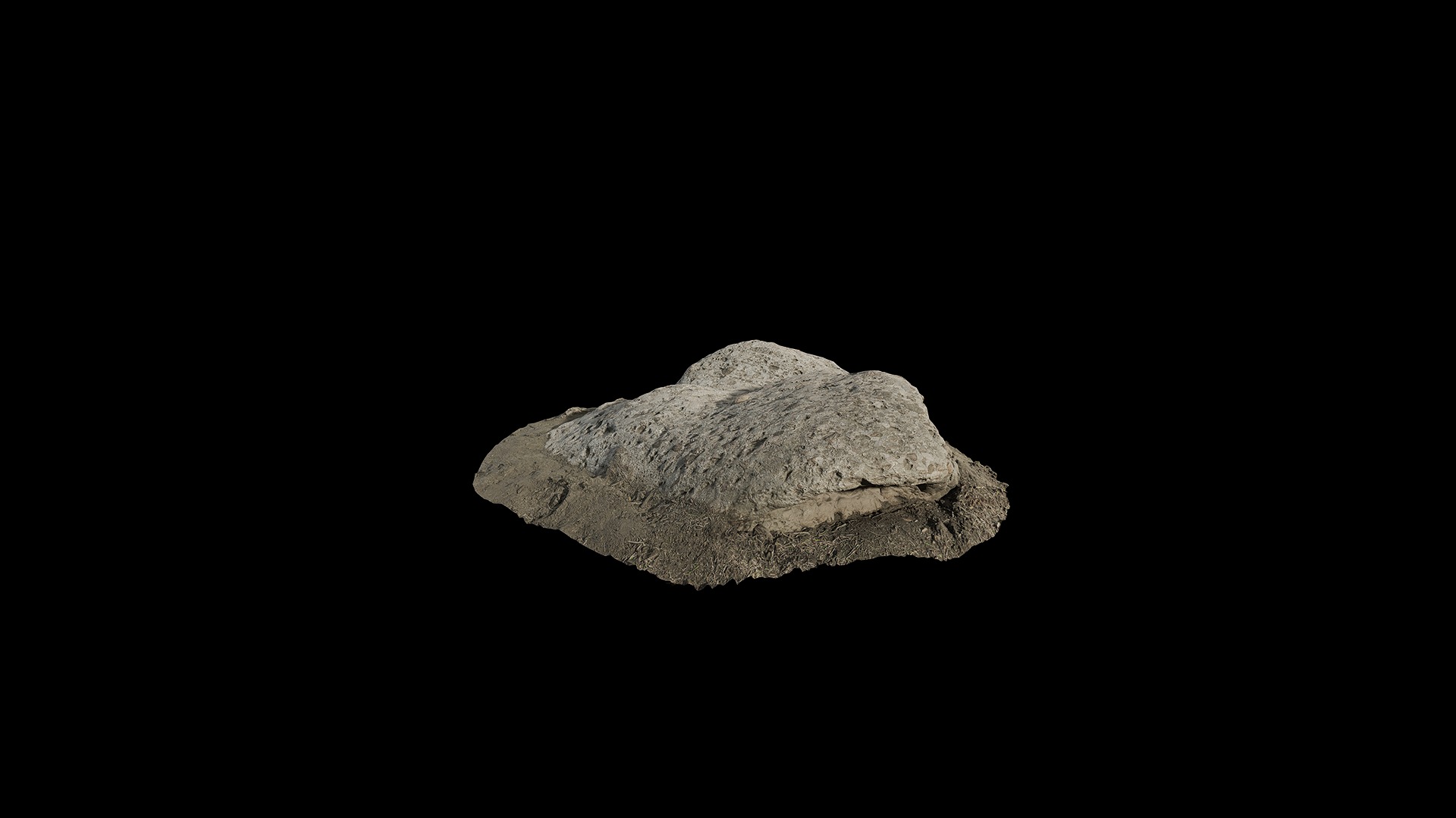 Anydrafts Riverway Rock 72 Low-poly 3D model_3