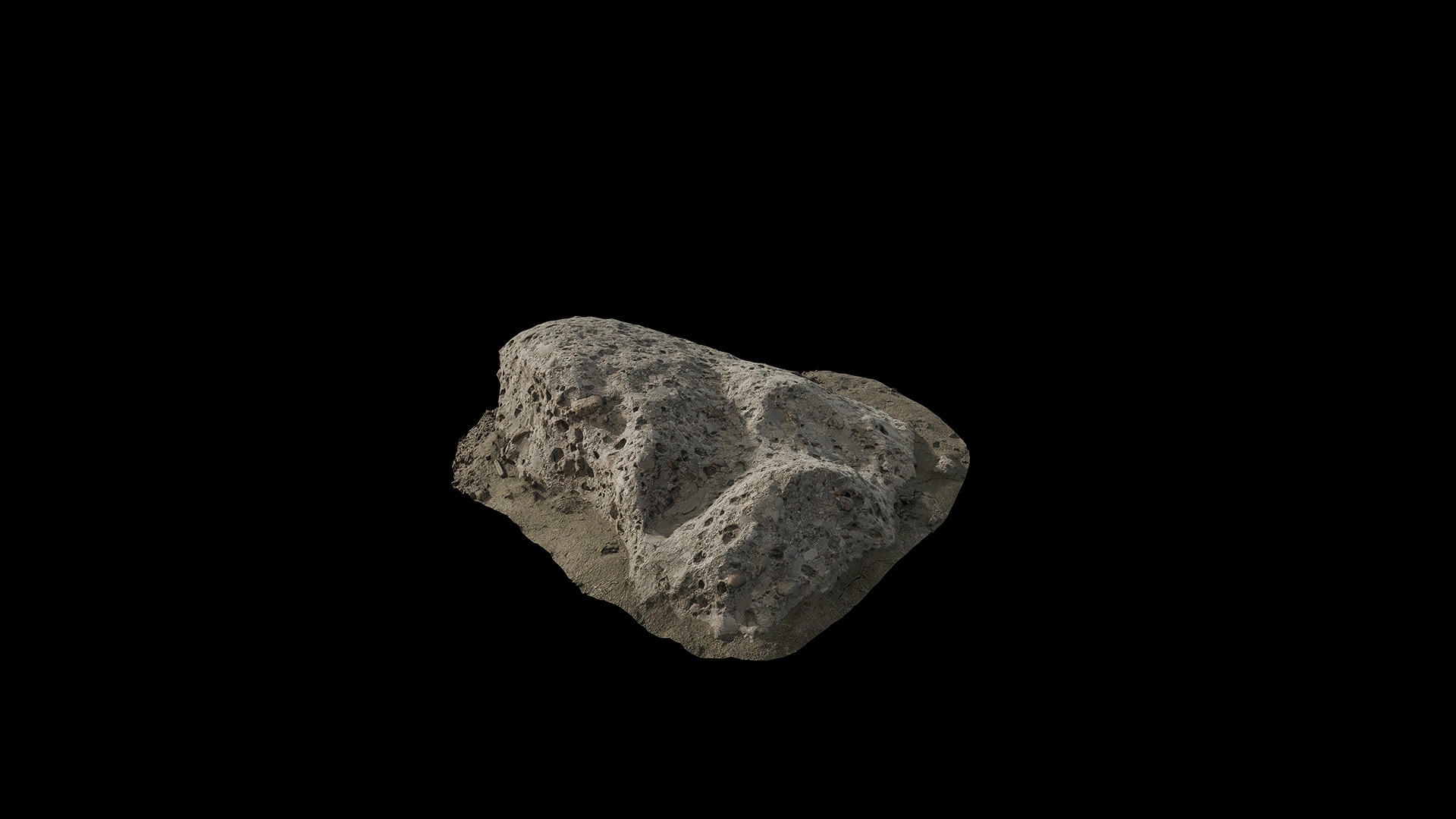 Anydrafts Riverway Rock 72 Low-poly 3D model_1