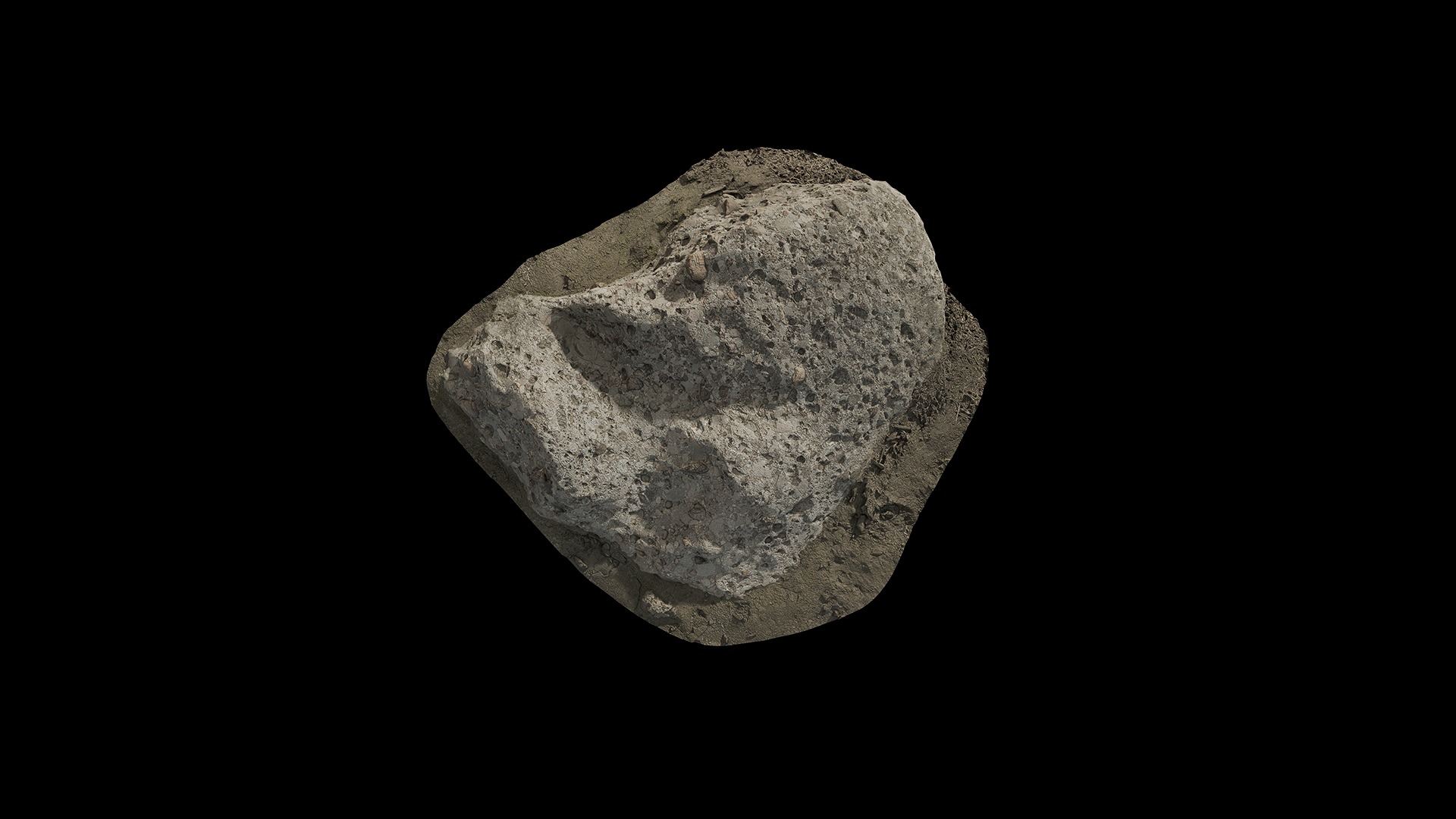 Anydrafts Riverway Rock 72 Low-poly 3D model_6