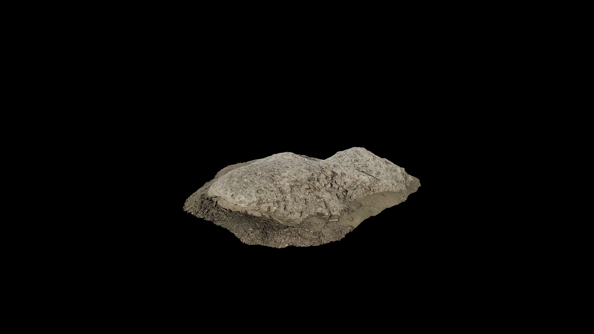 Anydrafts Riverway Rock 72 Low-poly 3D model_7