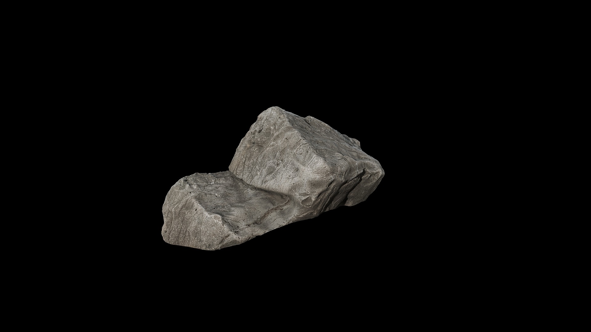 Anydrafts Riverway Rock 74 Low-poly 3D model_1