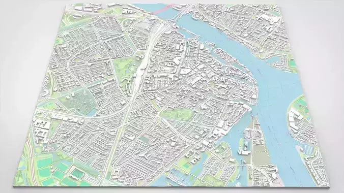 Cityscape Dordrecht Netherlands