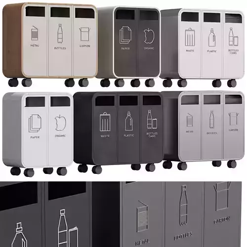 532 exterior and architecture 24 litter bins recycling