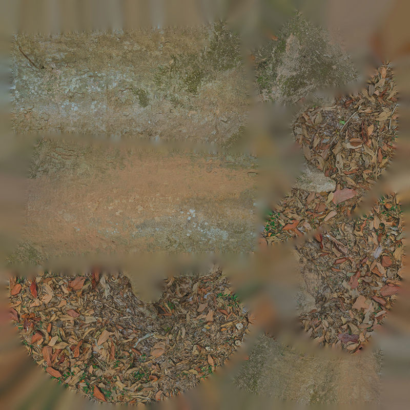 Anydrafts Oroxylum indicum Trunk 01 Low-poly 3D model_1