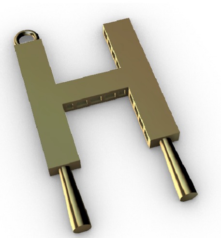 Letter Pendant 3D print model_10