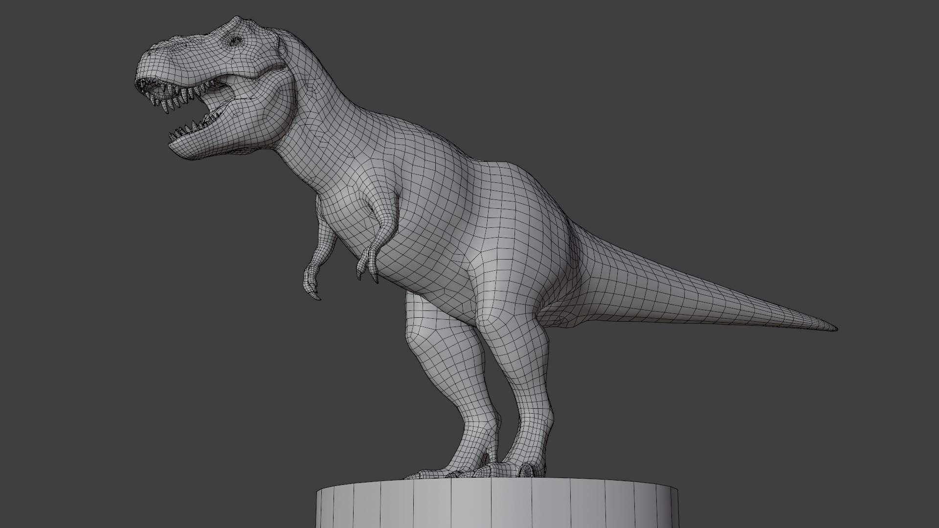 Rigged Tyrannosaurus Rex 3D Model 3D model_13
