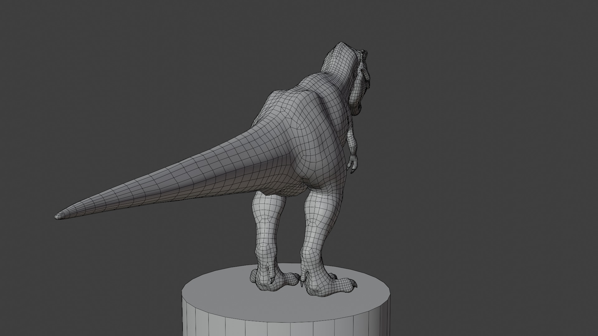 Rigged Tyrannosaurus Rex 3D Model 3D model_12