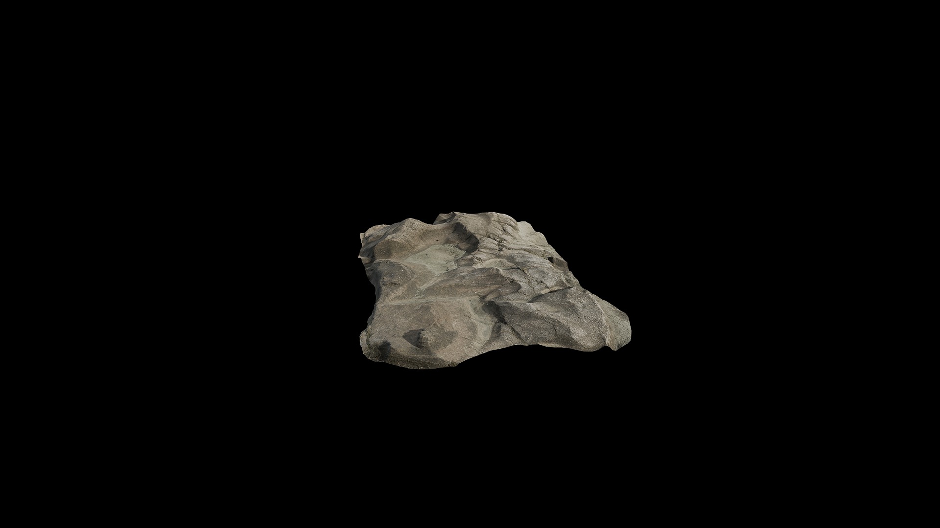 Anydrafts Riverway Rock 78 Low-poly 3D model_3