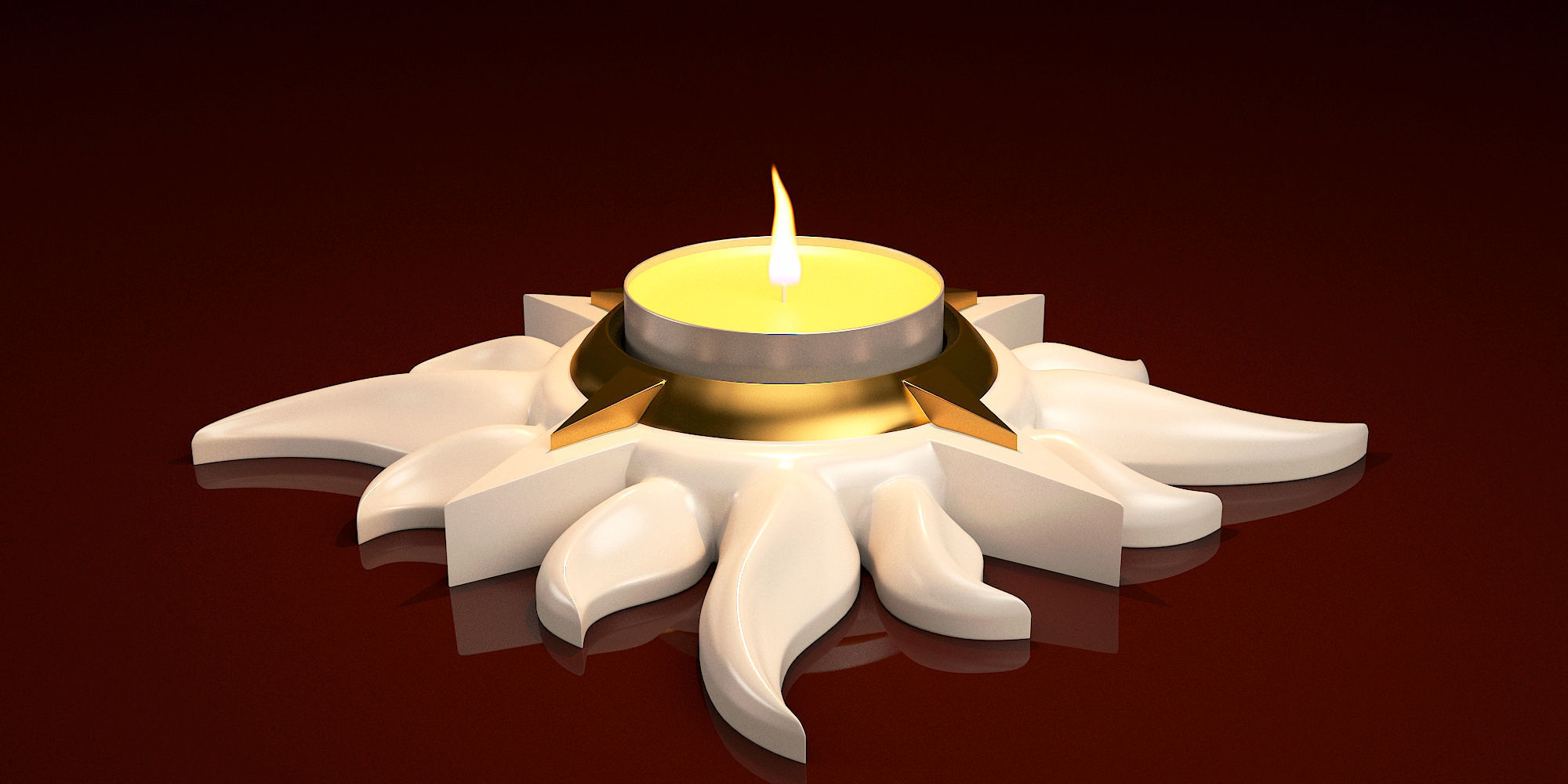 StarLight Tealight Holder Decor 3D print model_3