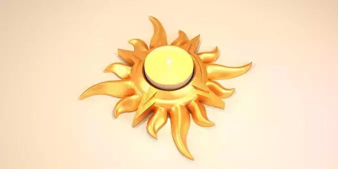 StarLight Tealight Holder Decor 3D print model