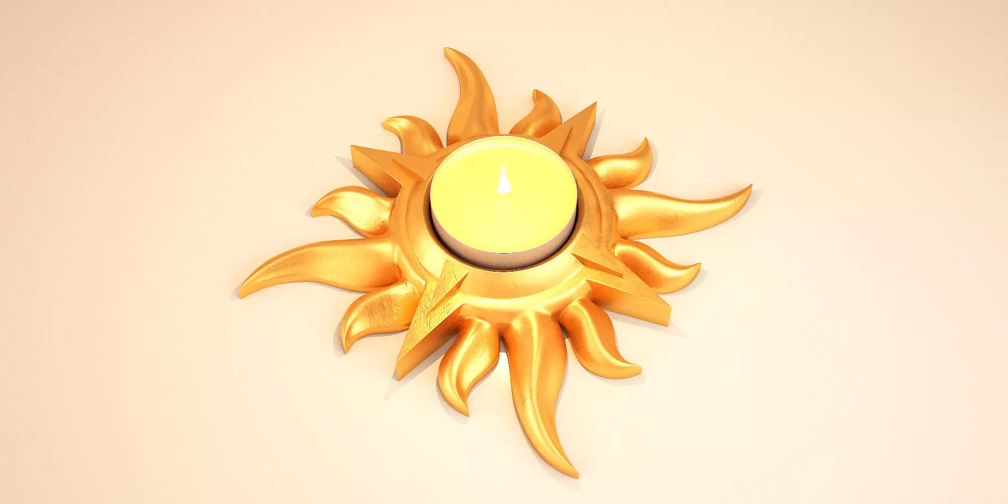StarLight Tealight Holder Decor 3D print model_0