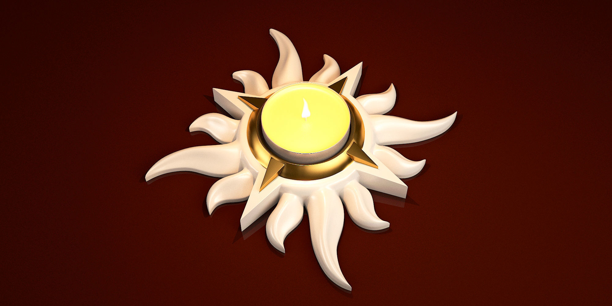StarLight Tealight Holder Decor 3D print model_4