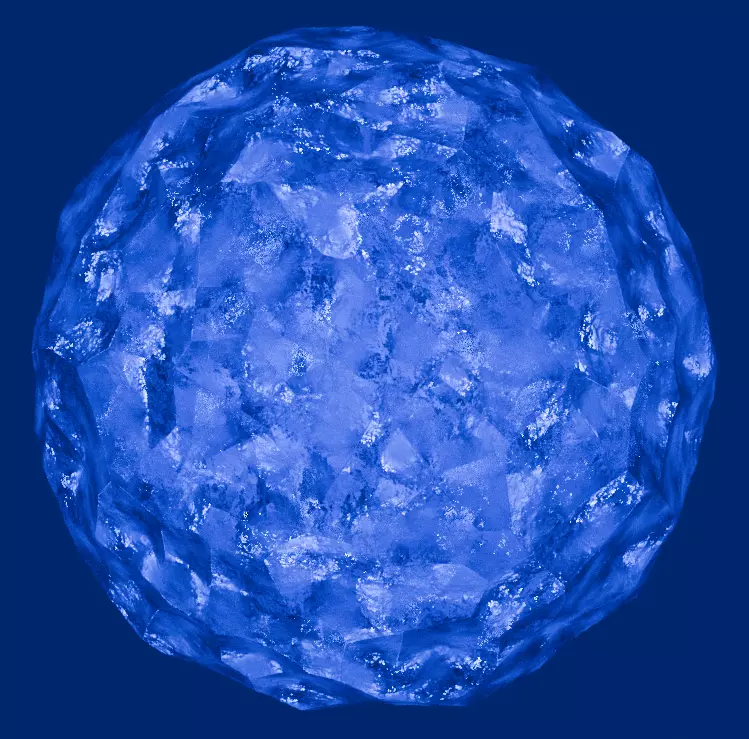 Blue Crystal Free 3D model