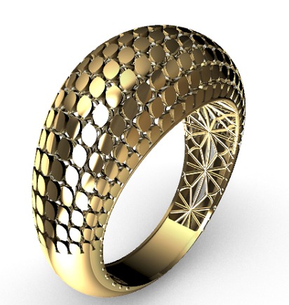Gold Rings 3D print model_28