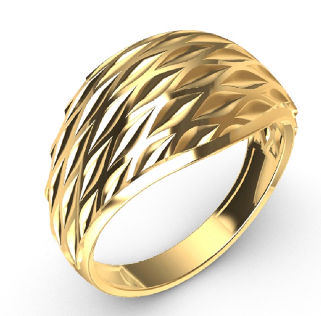 Gold Rings 3D print model_17