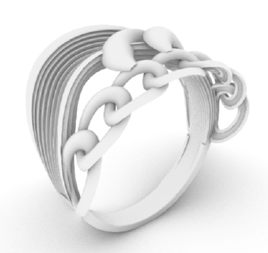 Gold Rings 3D print model_13