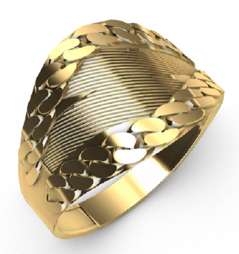 Gold Rings 3D print model_19