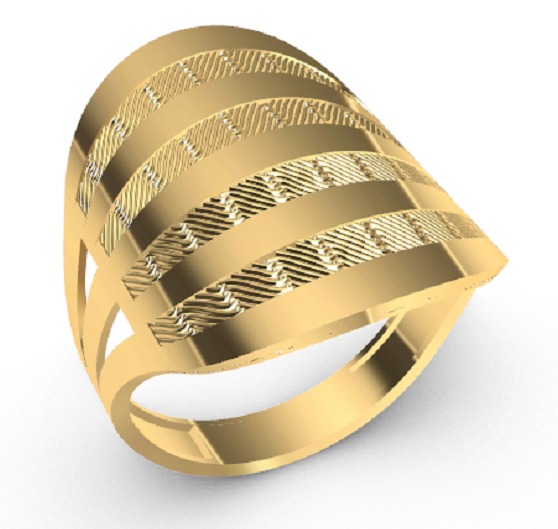 Gold Rings 3D print model_20