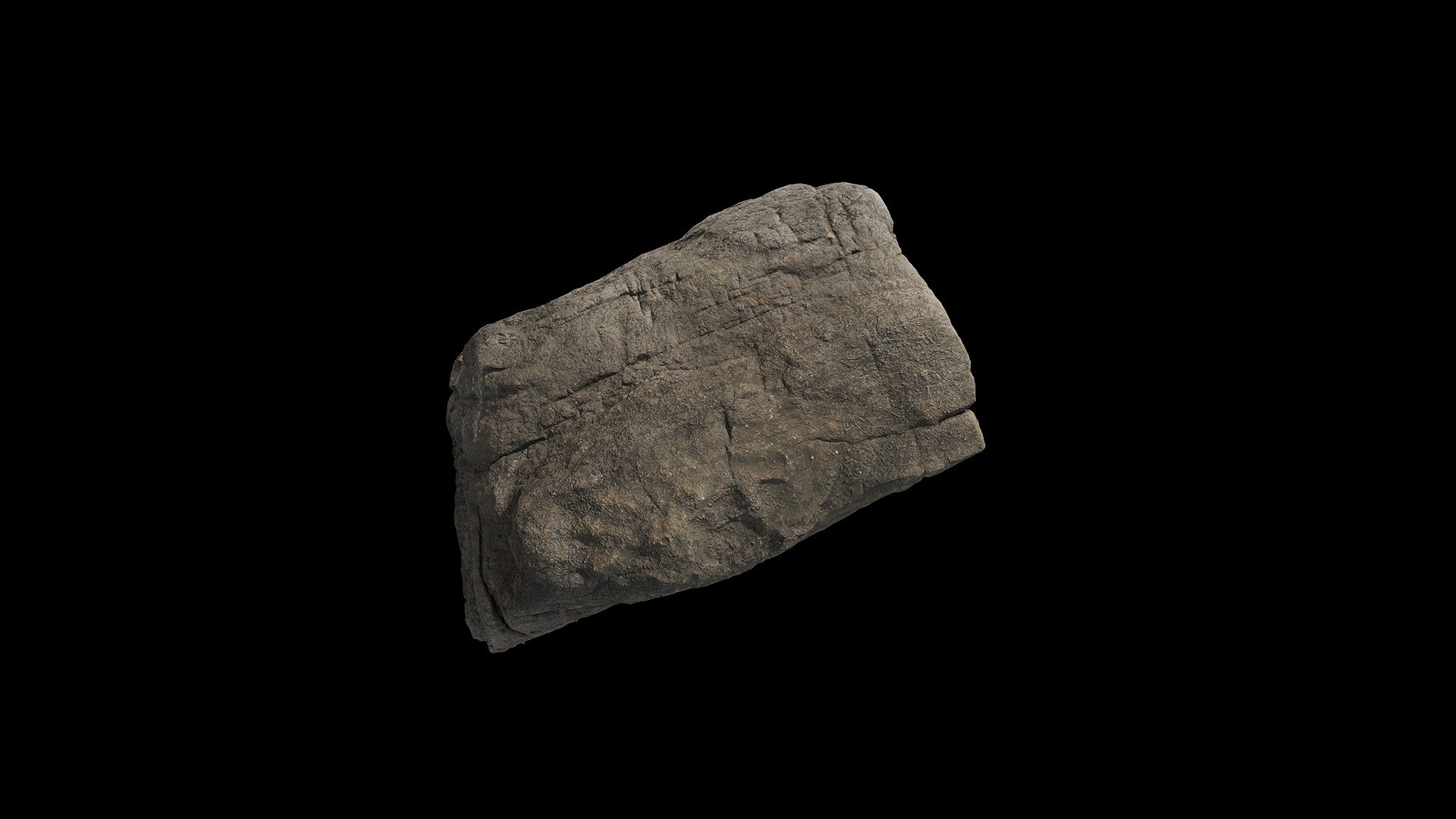 Anydrafts Riverway Rock 83 Low-poly 3D model_6