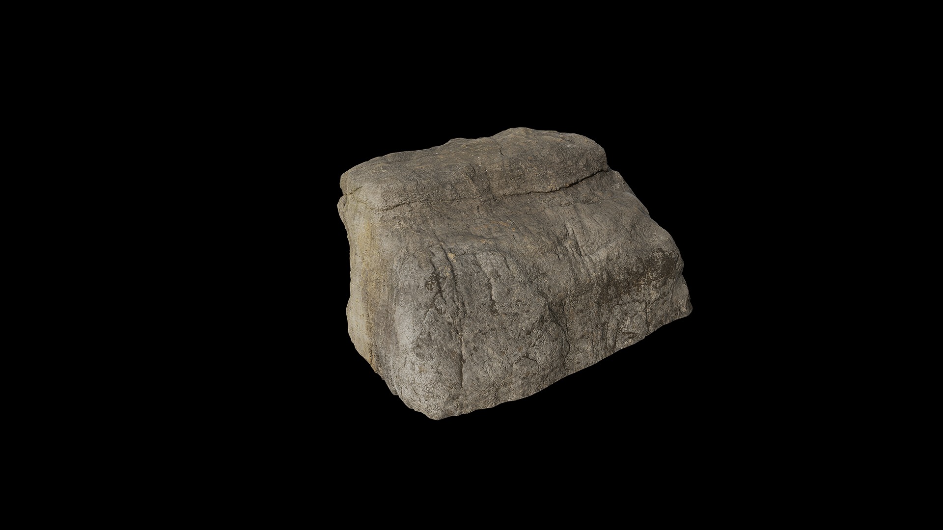 Anydrafts Riverway Rock 83 Low-poly 3D model_7
