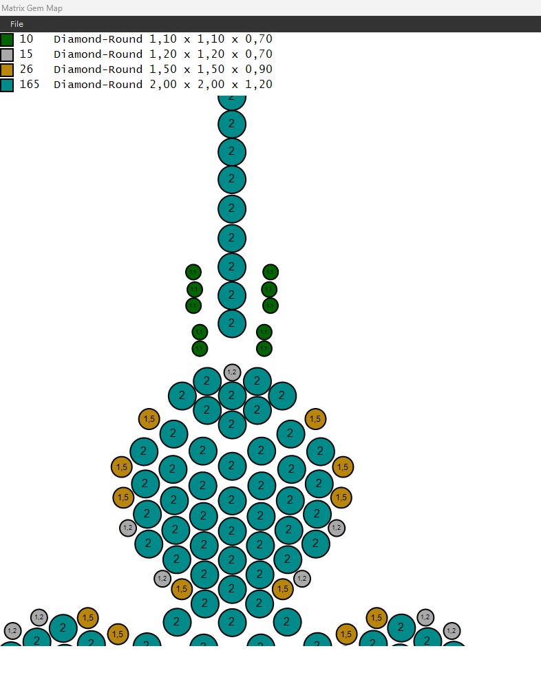 Model 1128 Playing Cards Clubs Iced Out Pendant Large 40mm 3D print model_11