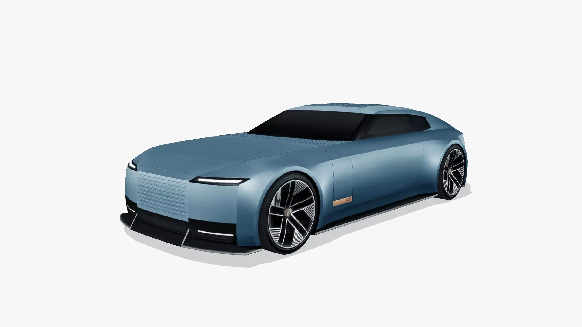 Jaguar Type 00 2024 Low-poly 3D model_0