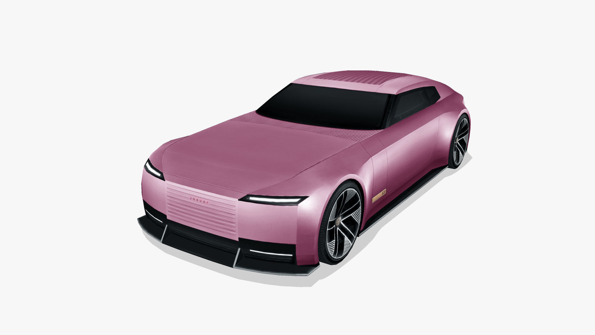 Jaguar Type 00 2024 Low-poly 3D model_6