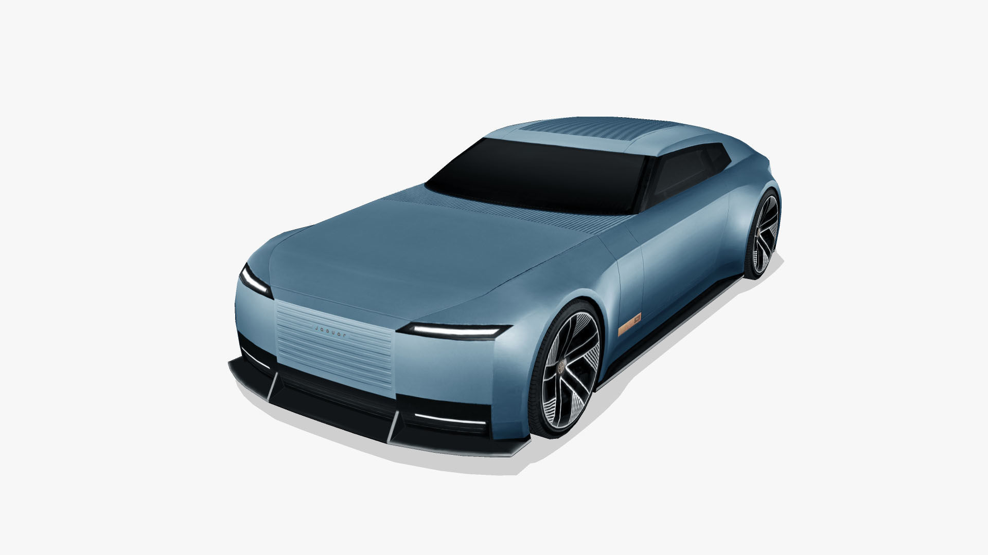 Jaguar Type 00 2024 Low-poly 3D model_5