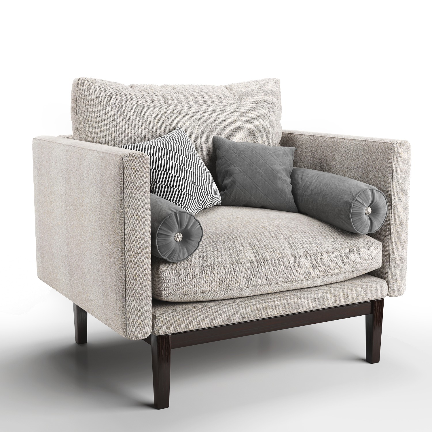 Versatile Comfort Armchair 3D model_3