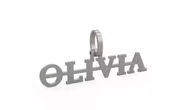 Model 1131 Olivia Name Pendant
