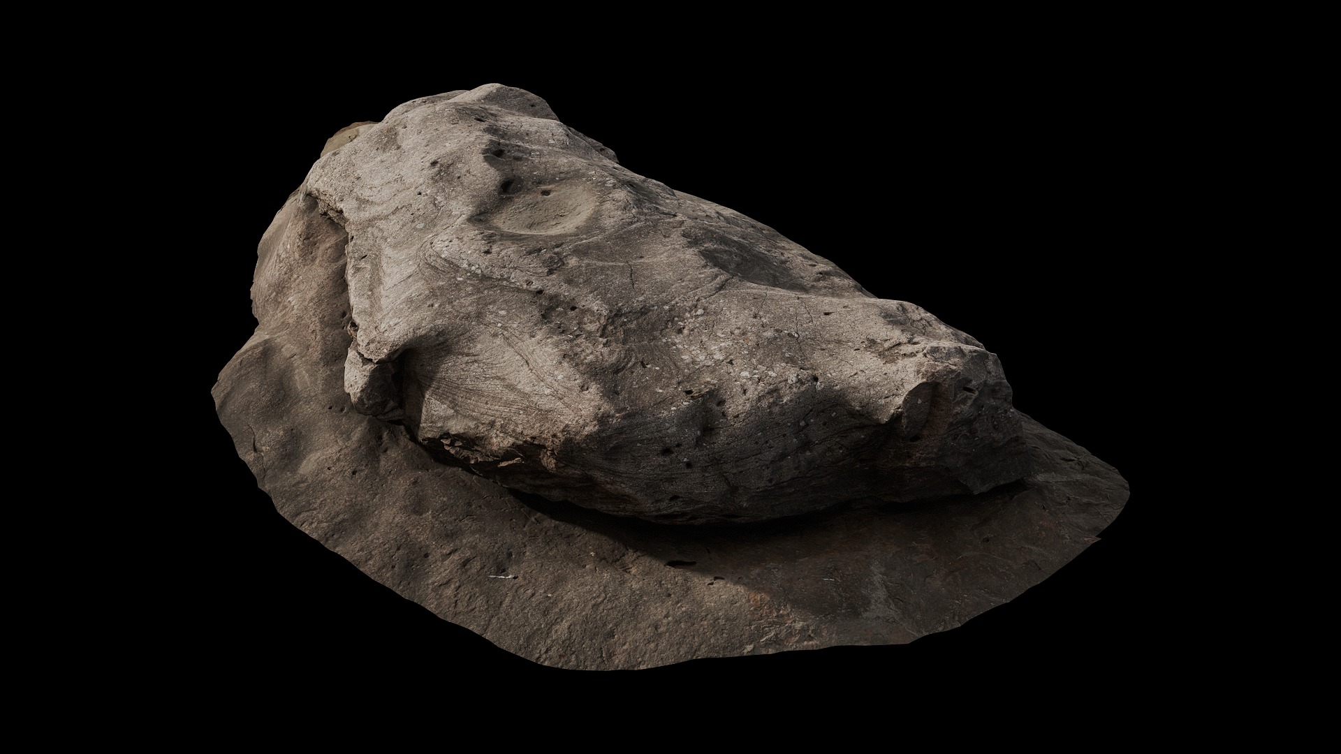 Anydrafts Riverway Rock 94 Low-poly 3D model_6